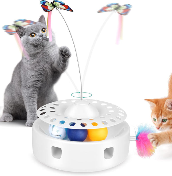 Interactive 3-in-1 Cat Activity Toy